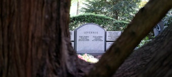 Das Grab der Familie Leverkus.