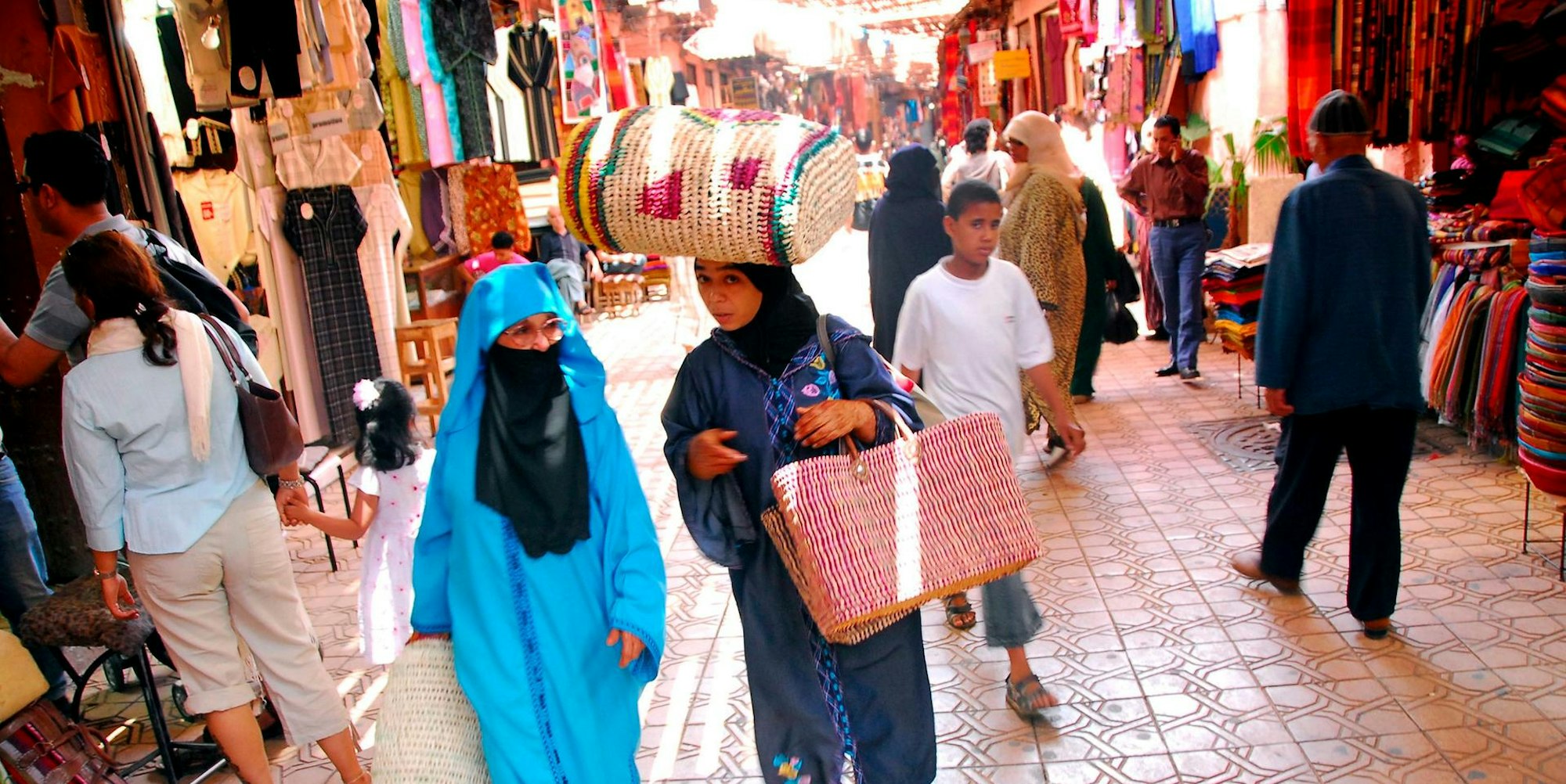 Marokko Straßenszene