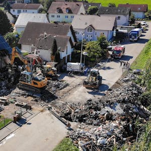 Rohrbach Haus explodiert