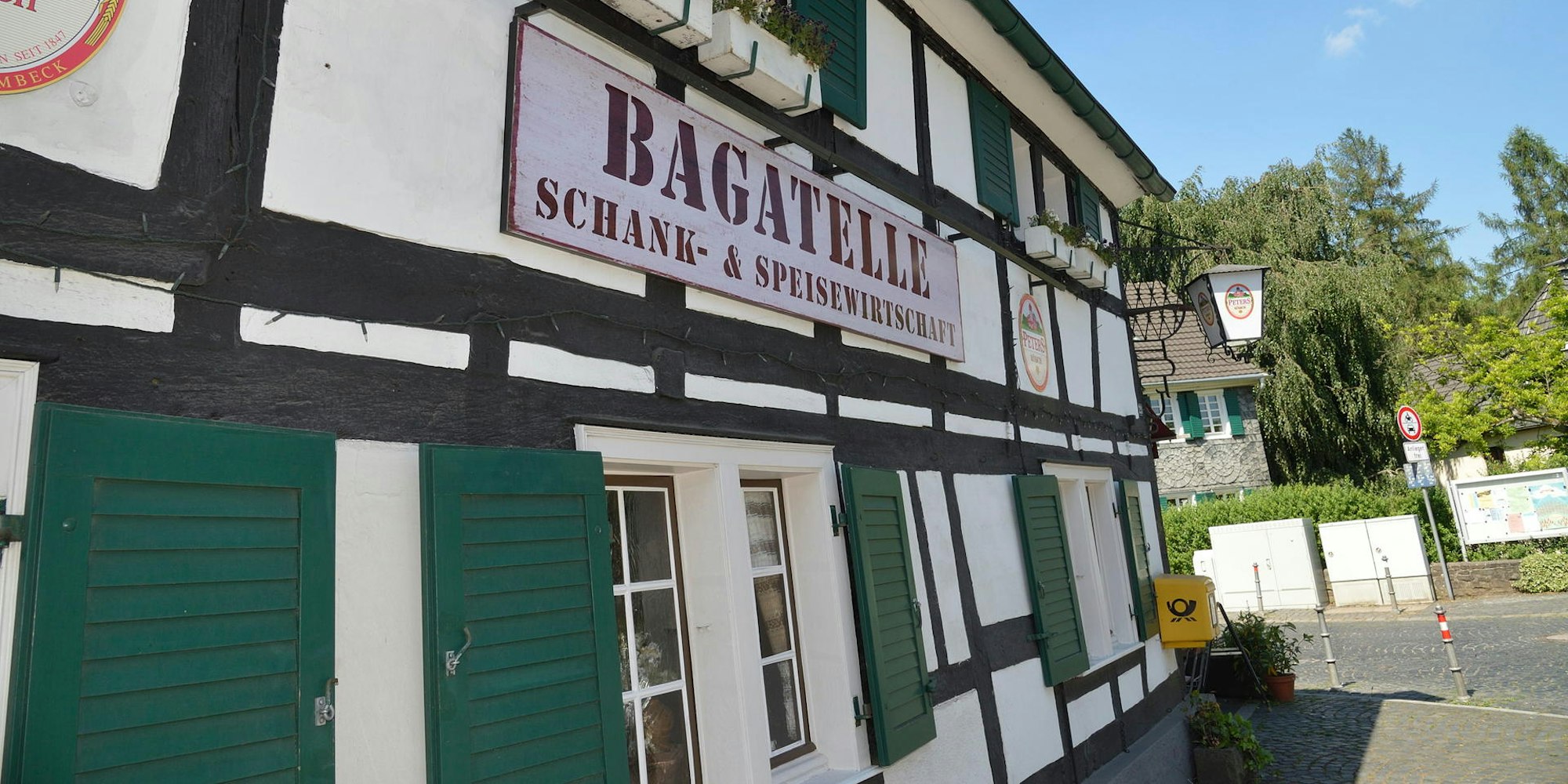 Seit ihrem Start Anfang 2016 ist die Gaststätte Bagatelle ein wichtiger Anziehungspunkt in der Ortsmitte von Hoffnungsthal.