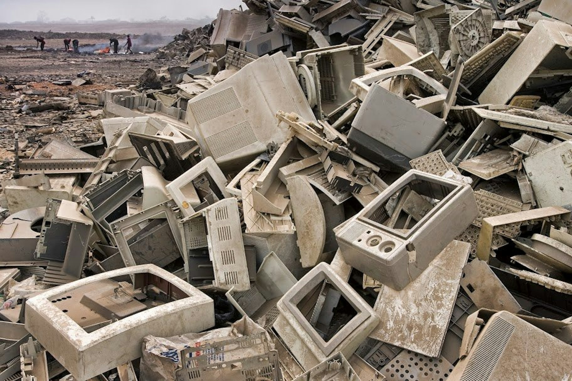 Ghana, Accra: Computer-Müllhalde