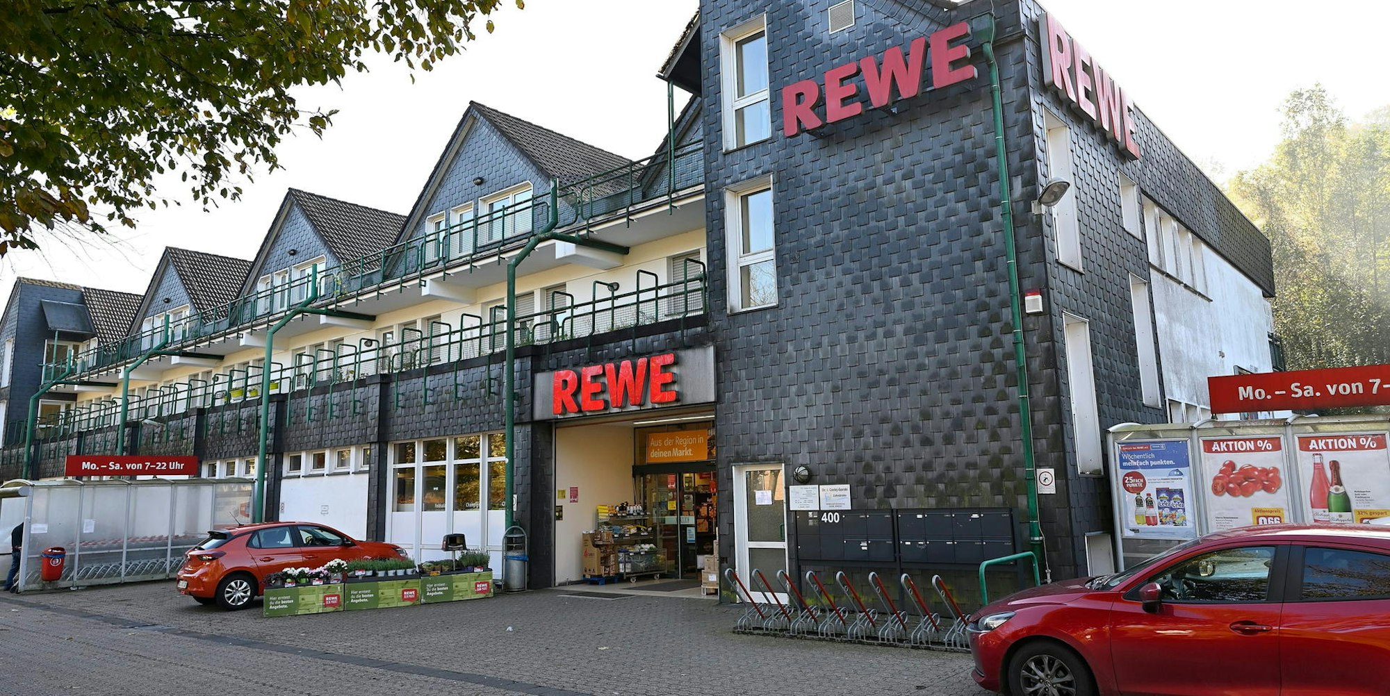 In Kürten-Mitte plant die Rewe-Gruppe den Neubau ihres Vollsortimentermarktes.