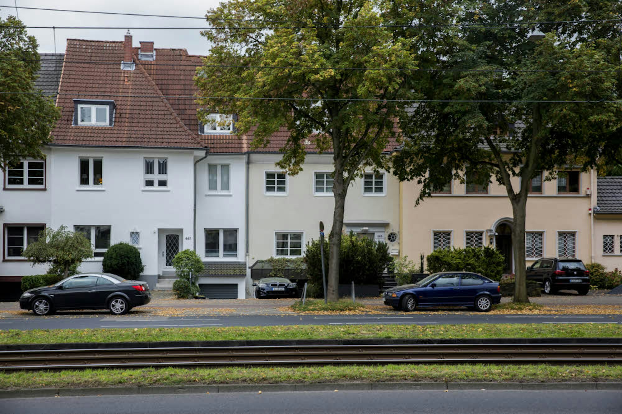 Großbürgerliche Anwesen auf der Aachener Straße