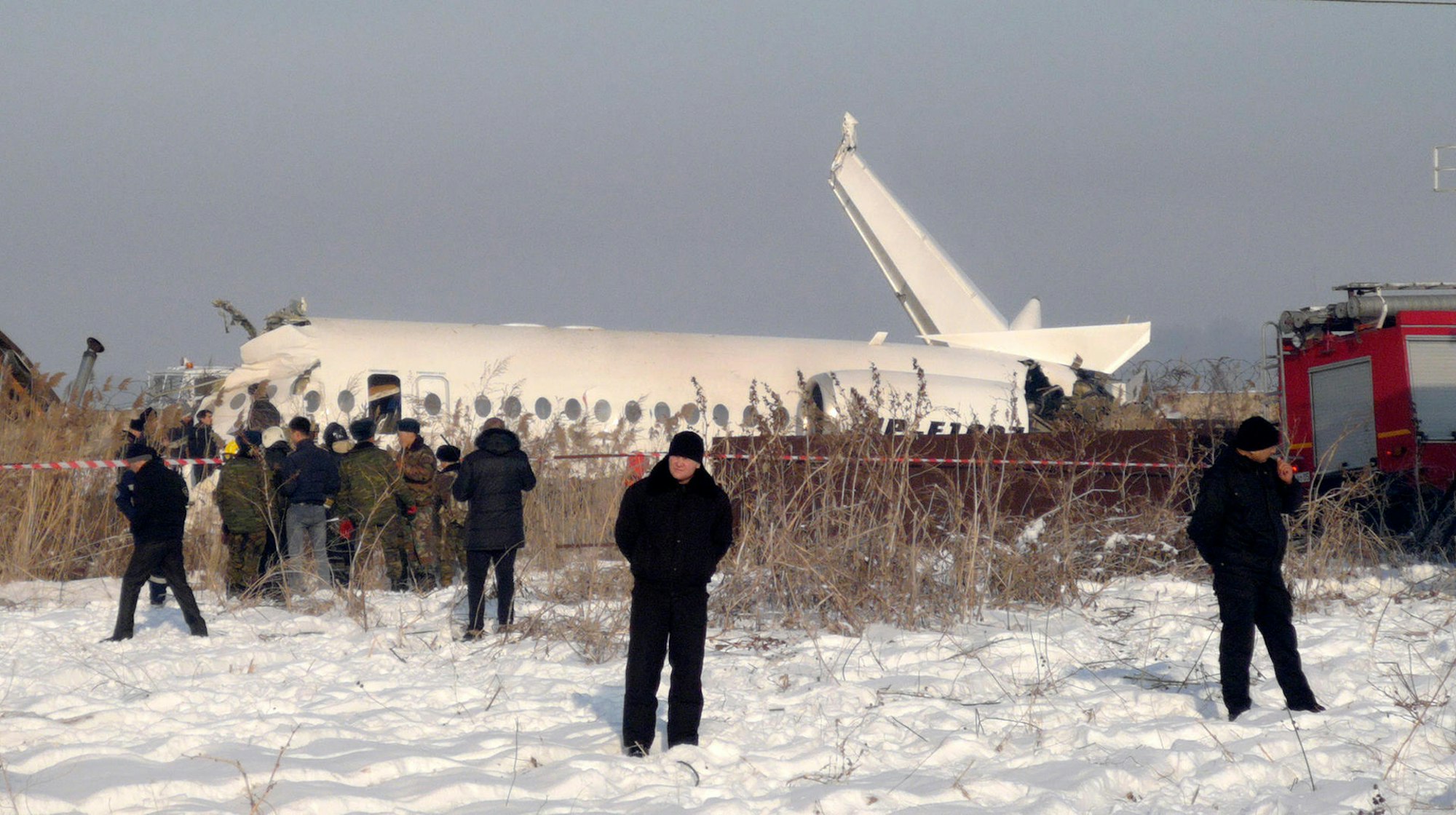 Flugzeugabsturz Kasachstan dpa