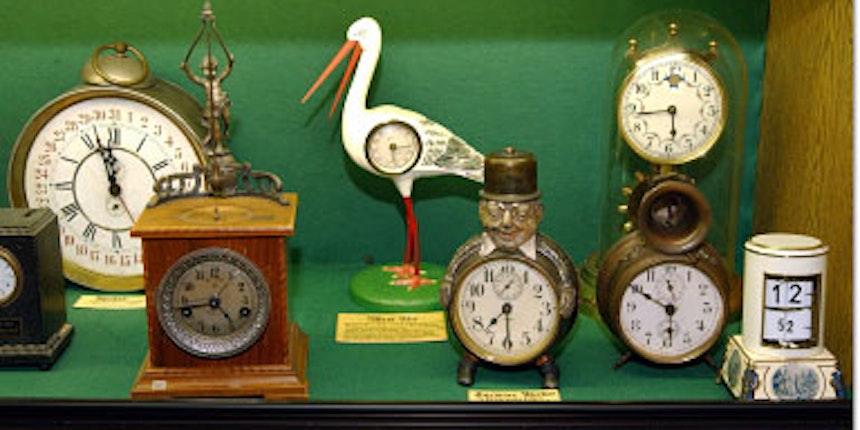 Einige der zahlreichen "Schätzchen" des Wuppertaler Uhren-Museums.