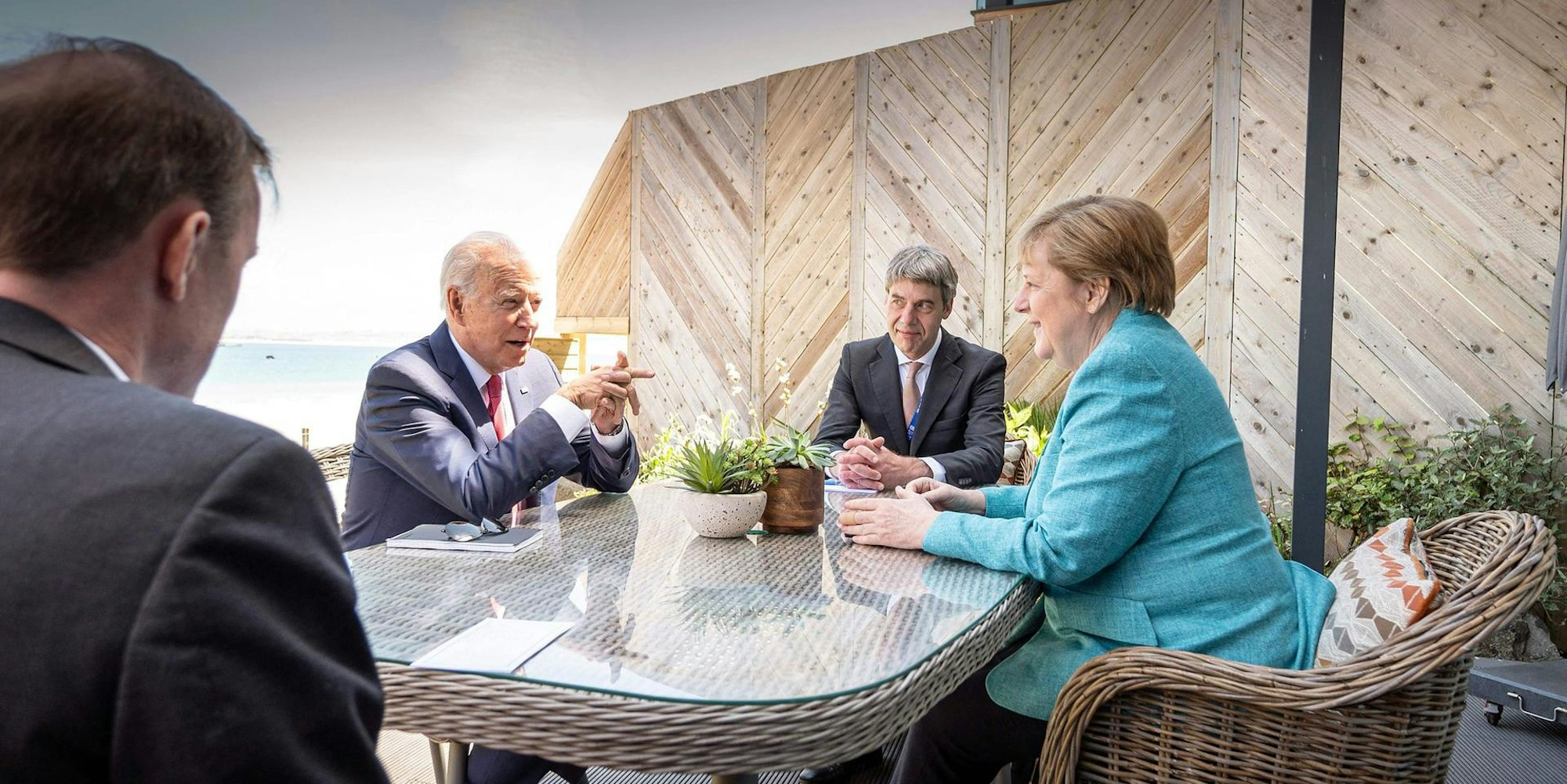 Biden und Merkel 2021