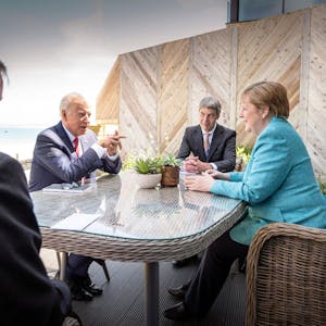 Biden und Merkel 2021