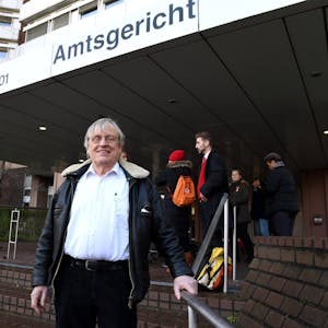 Rainer Kippe am Mittwoch vor dem Köln Amtsgericht