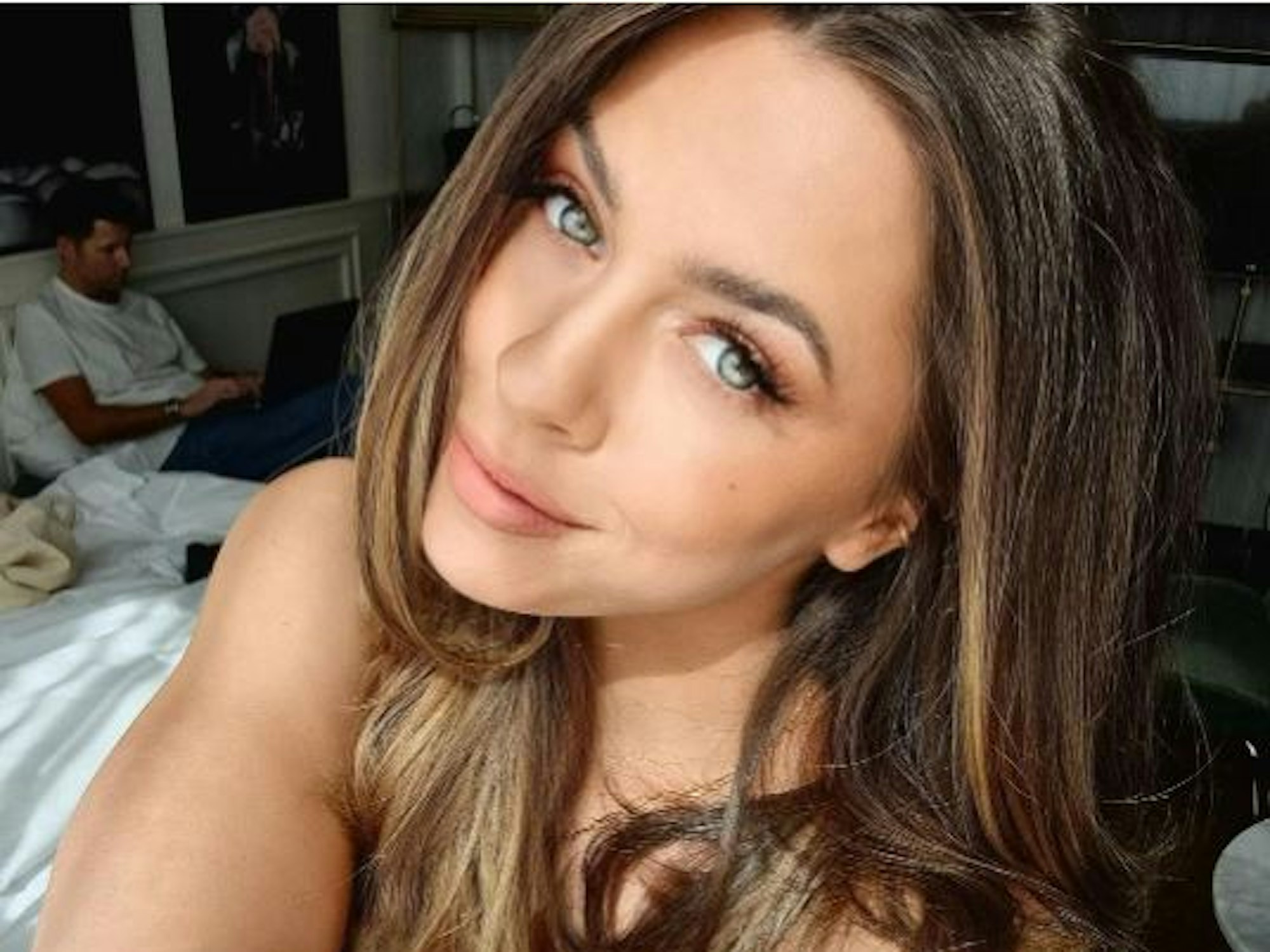 Vanessa Mai auf einem Selfie, dass sie am 24. März auf Instagram hochgeladen hat.
