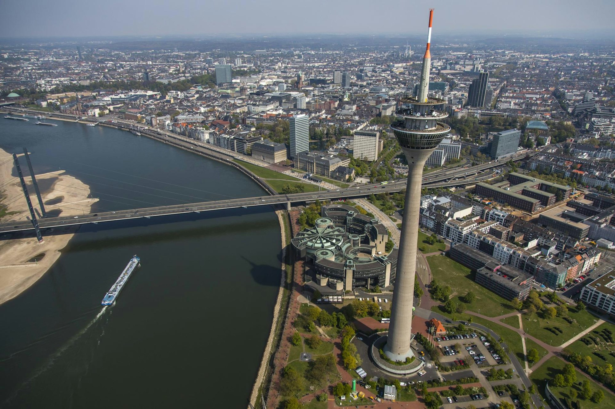 Aussicht Fernsehturm Düsseldorf