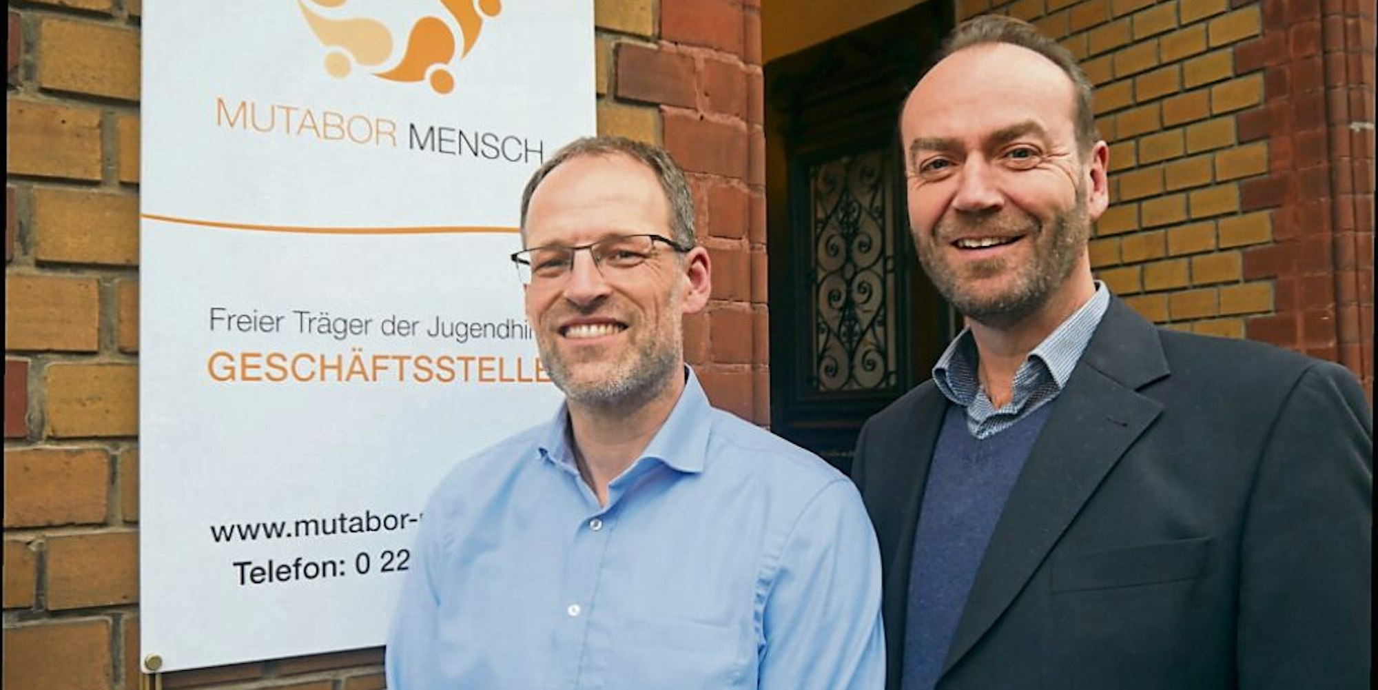 Die Geschäftsführer Mattias Holland (l.) und Jürgen Sellge müssen das Sozialunternehmen durch die Pandemie steuern.
