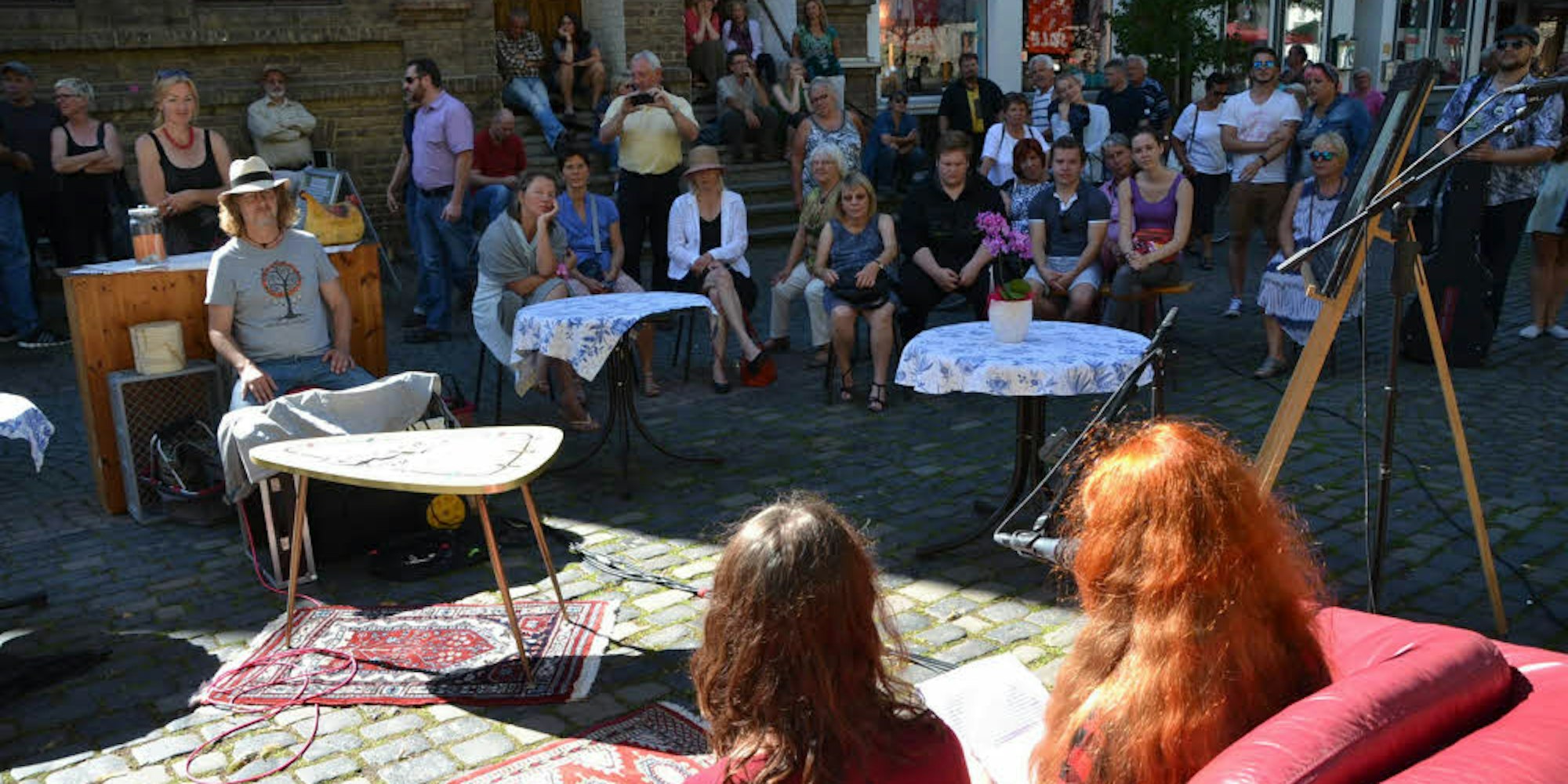 Ob Literatur, Musik oder Gesang, den Teilnehmern der fünften „Kultur spontan“ Aktion in Bad Münstereifel waren keine Grenzen gesetzt.
