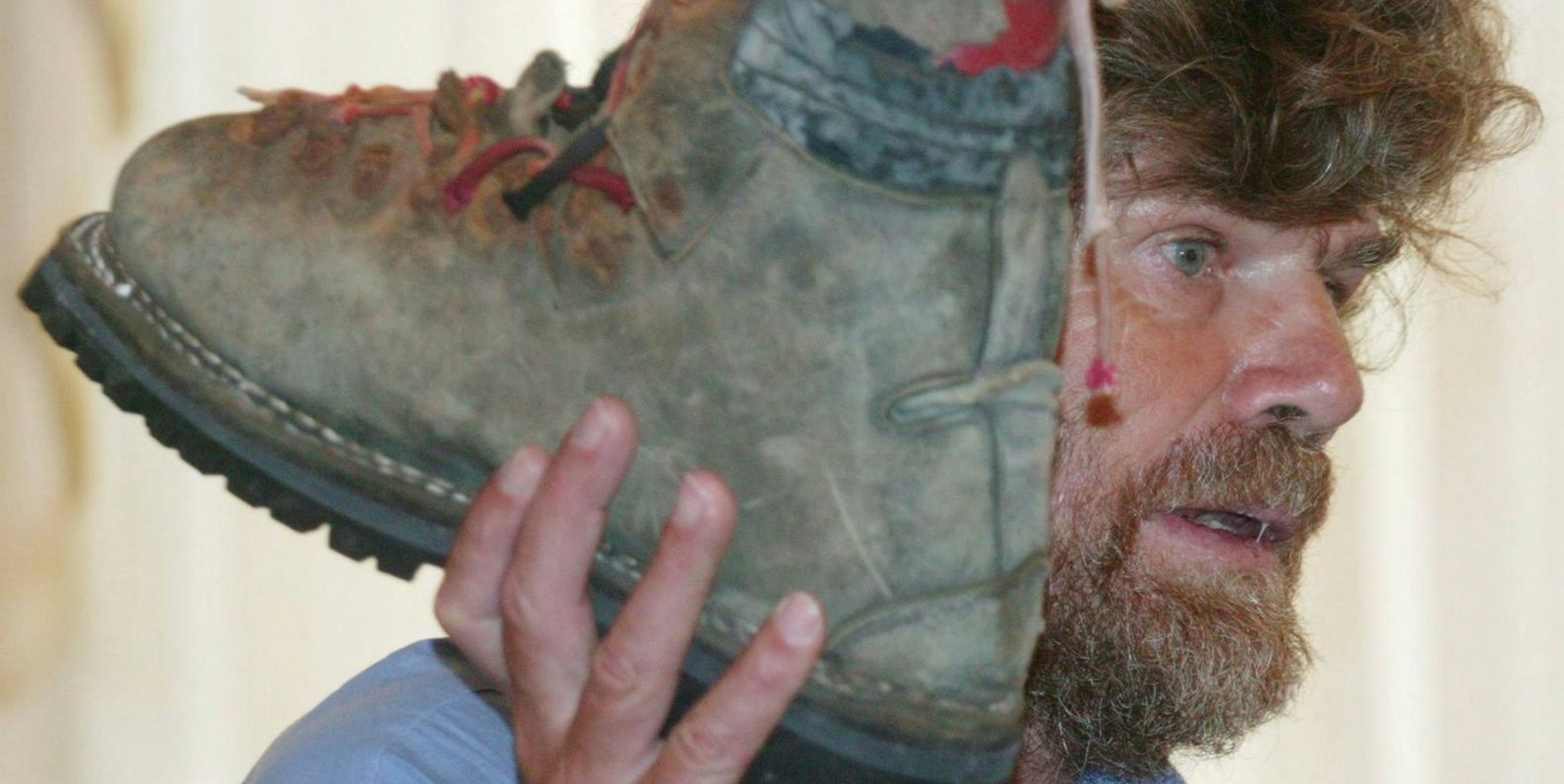 Günther Messner Schuh dpa