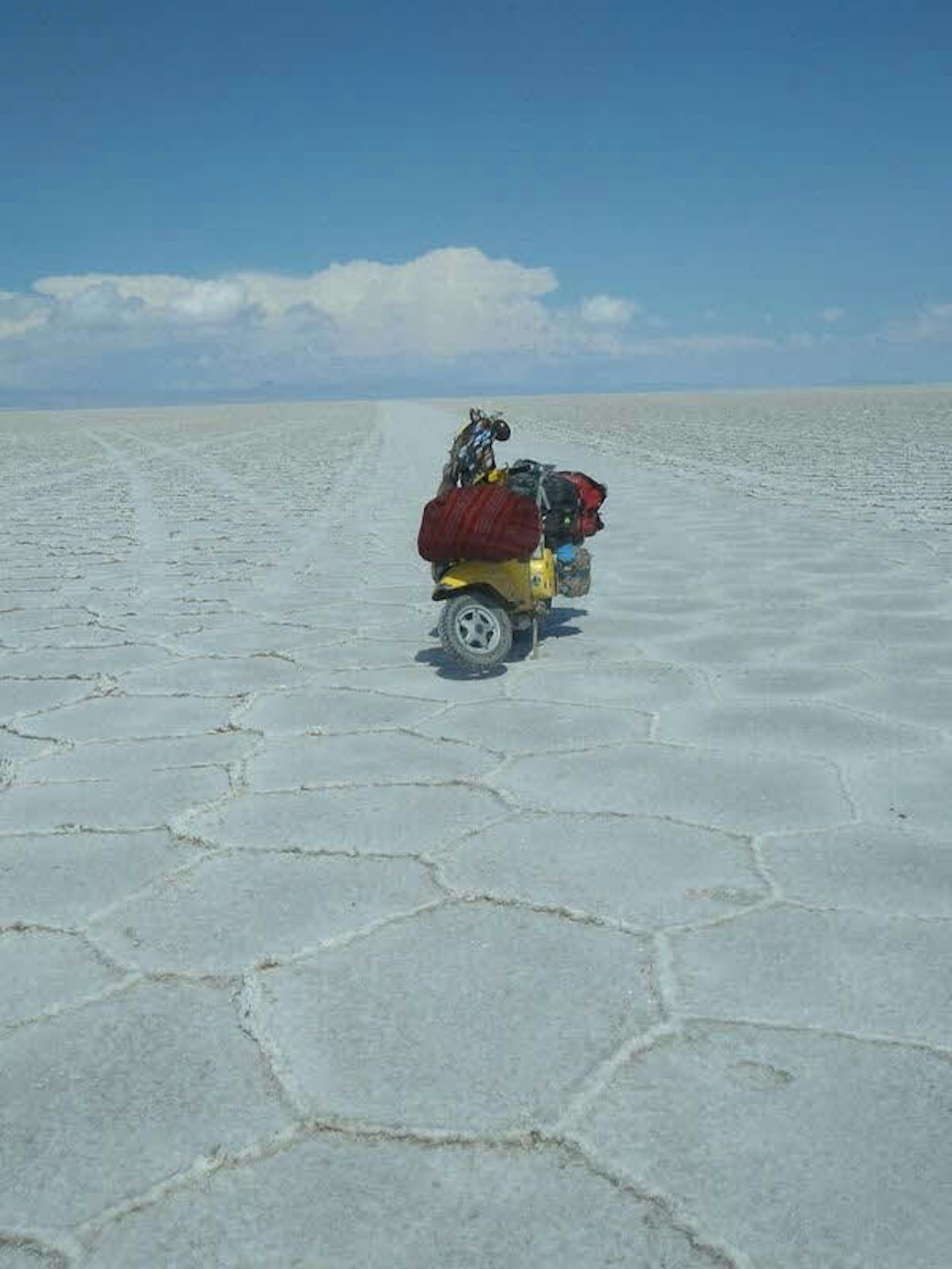 Zwischenstation in der bolivianischen Salzwüste