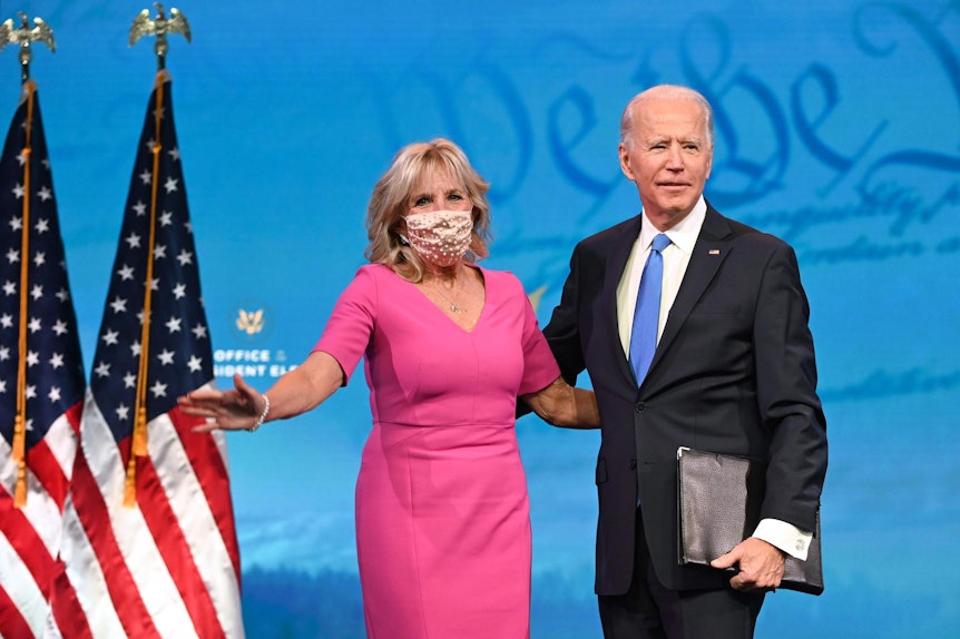 Joe Biden mit Frau