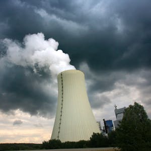 Das Kohlekraftwerk in Rostock