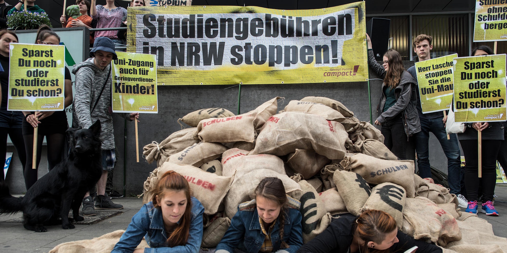 Proteste Studiengebühren NRW