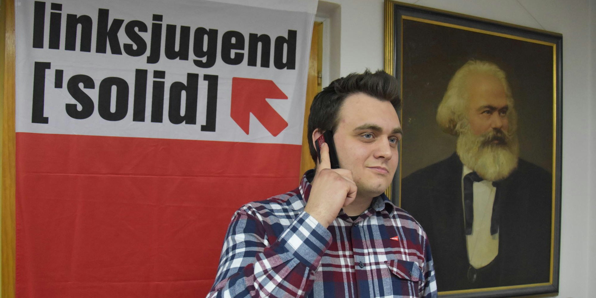 Jan Köstering (22) ist Kreisverbandssprecher der Linken Oberberg. Er liebäugelt mit einem Kreistagsmandat.