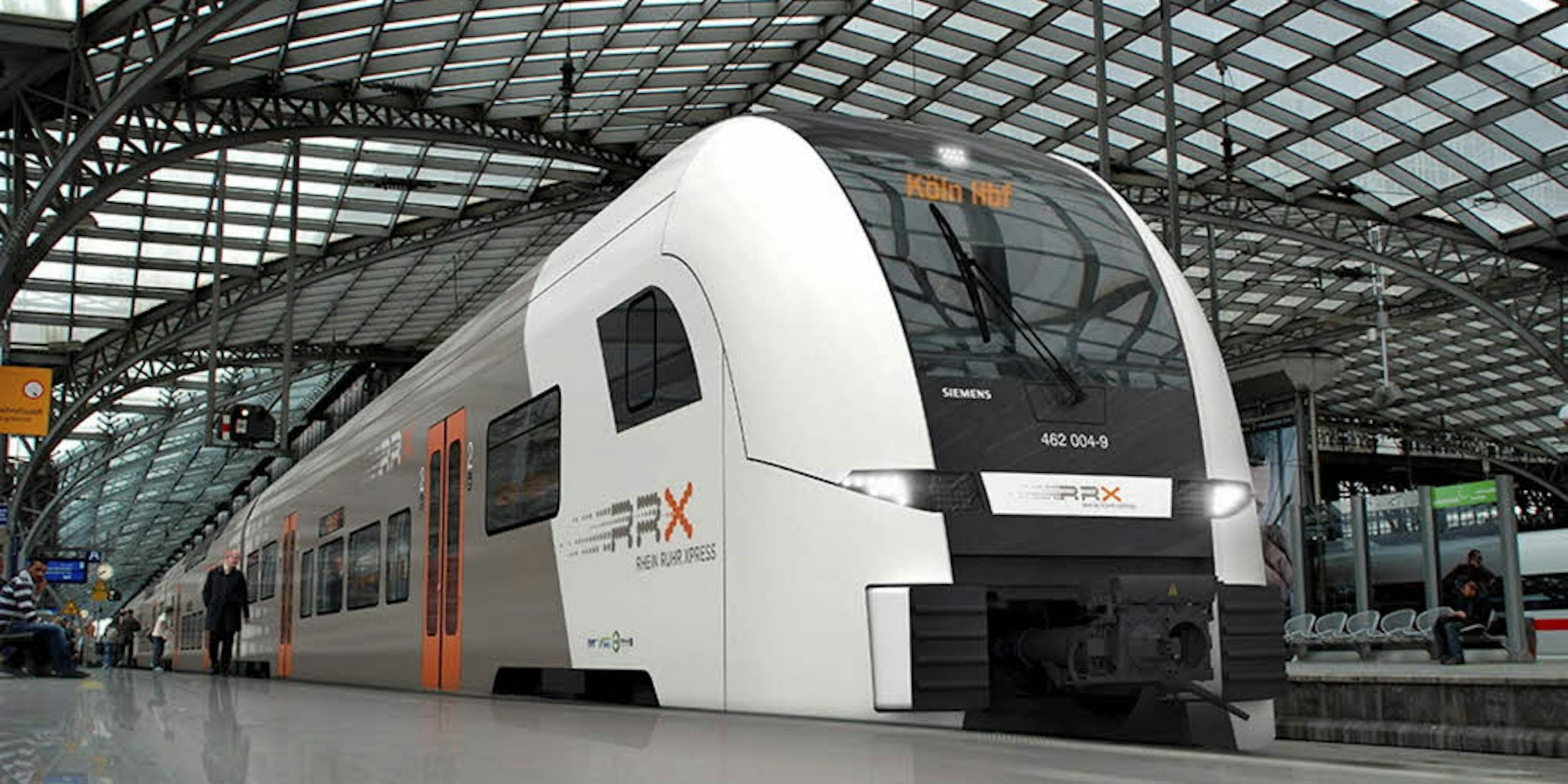Mit 800 Sitzplätzen erheblich geräumiger sind die RRX-Züge, die ab 9. Juni auf der RE5-Linie eingesetzt werden.