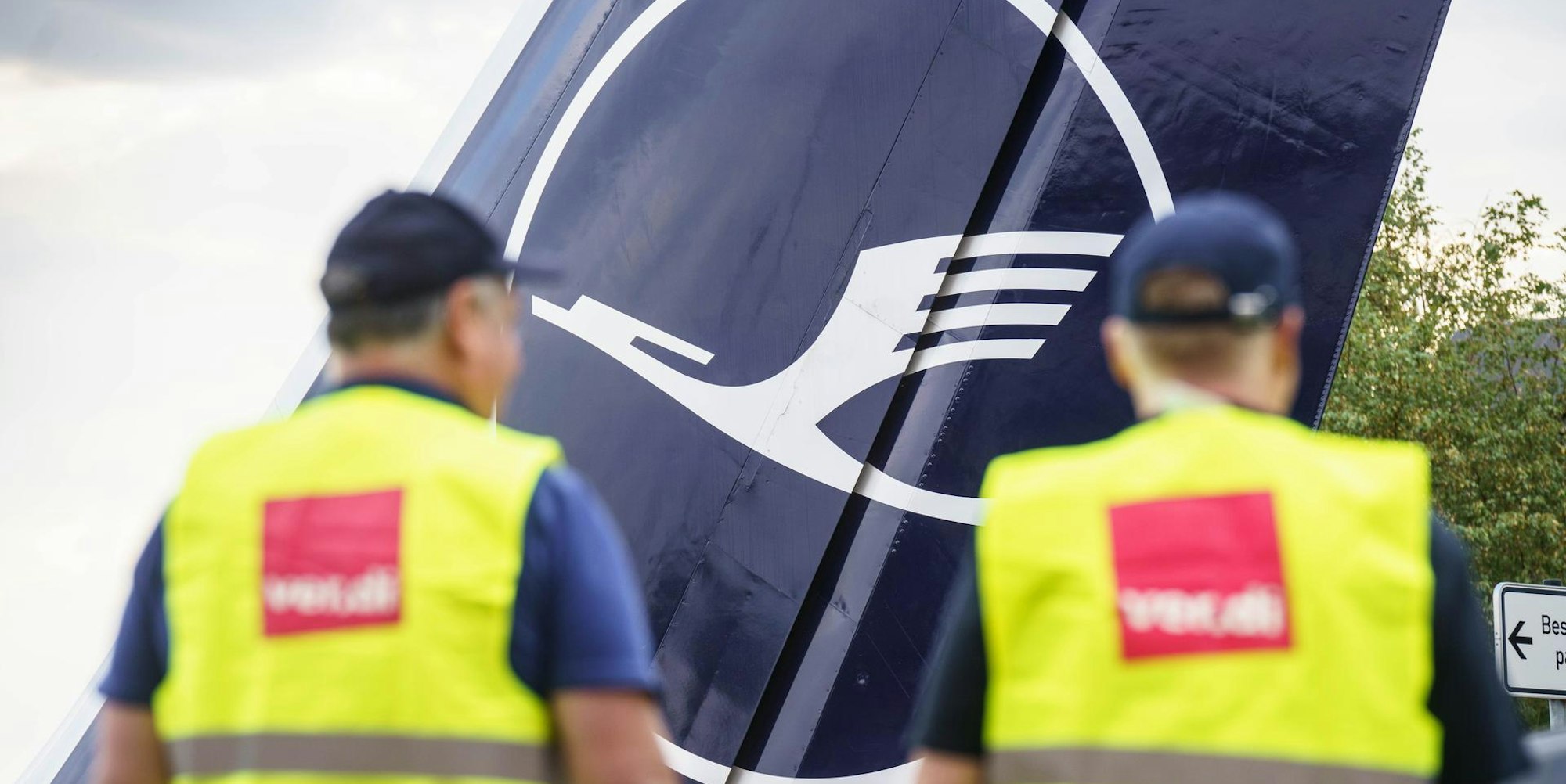 Verdi Lufthansa Streik Symbolbil