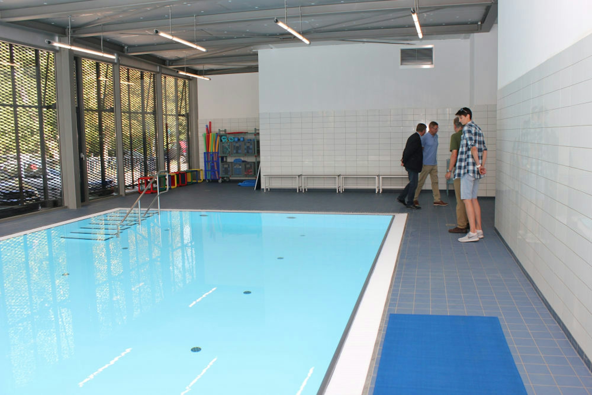 Das Sportzenrum verfügt auch über ein Bewegungsbad.