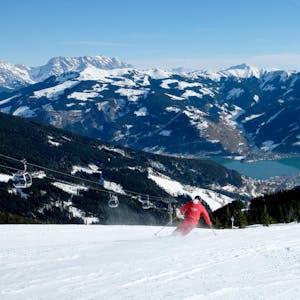 Alpen Skifahrer