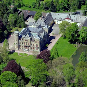 England in Arnsberg: Das Schloss Herdringen wurde im Tudor-Stil erbaut.