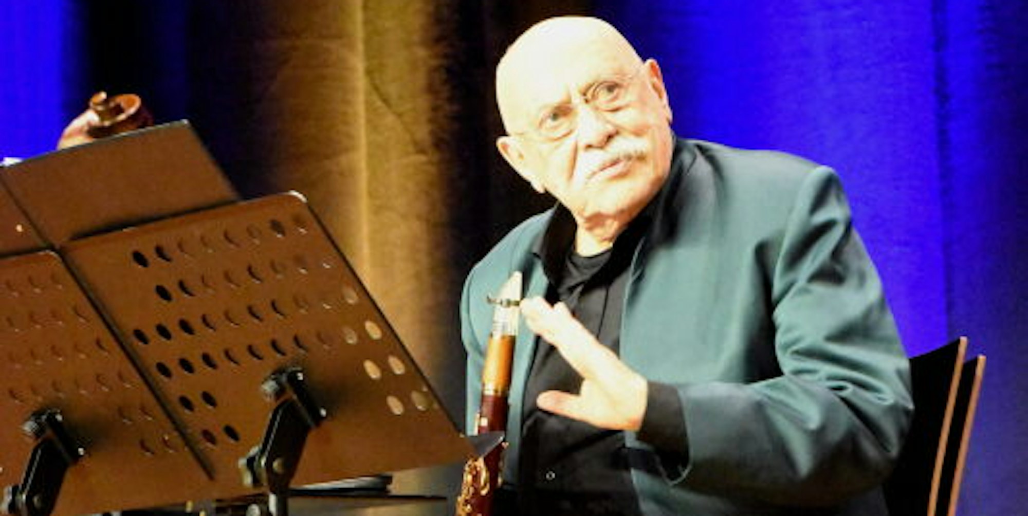 Auf seiner Jubiläumstour machte Klezmer-Legende Giora Feidman mit dem Ensemble Klezmer Virtuos im Medio Station.