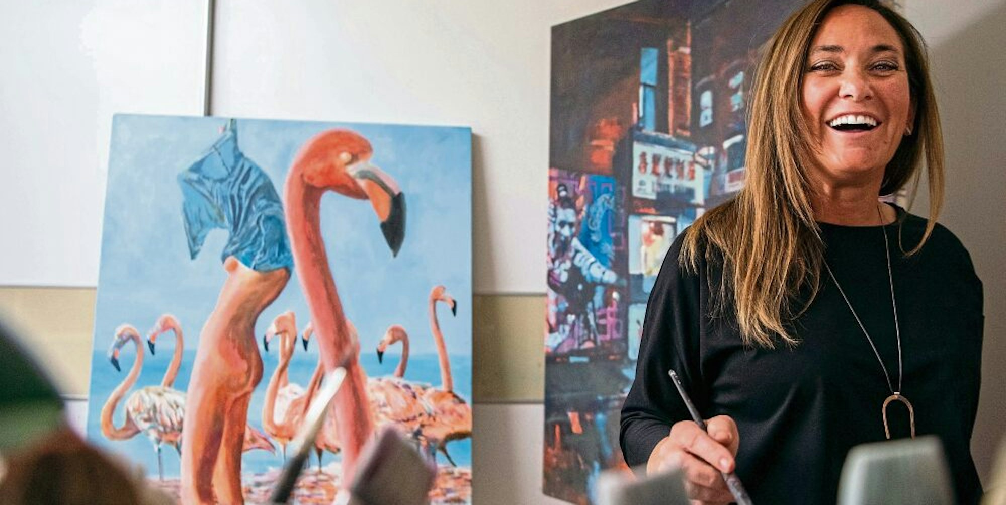 Erst Pferdehändlerin, jetzt Malerin: Karla Rothmann verkauft ihre Bilder auch nach Hollywood.