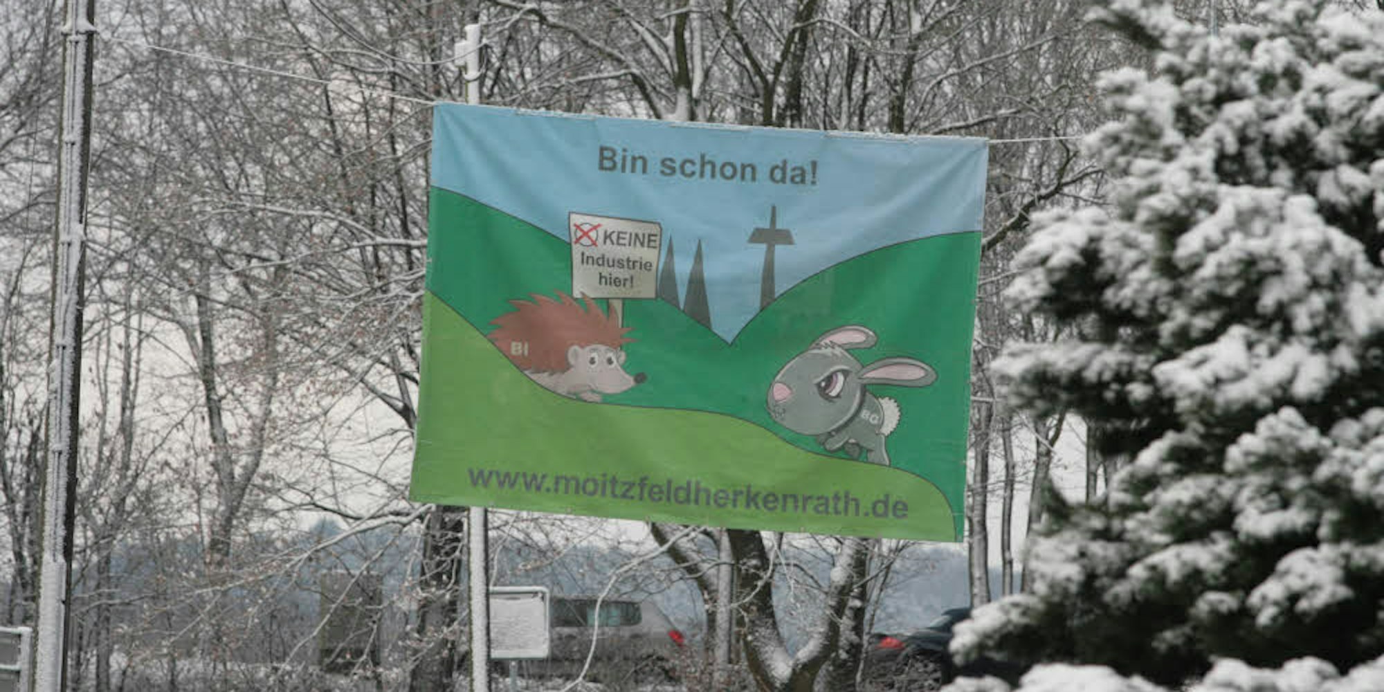 Schon seit Jahren protestieren die Anwohner gegen ein mögliches Gewerbegebiet in Voislöhe.