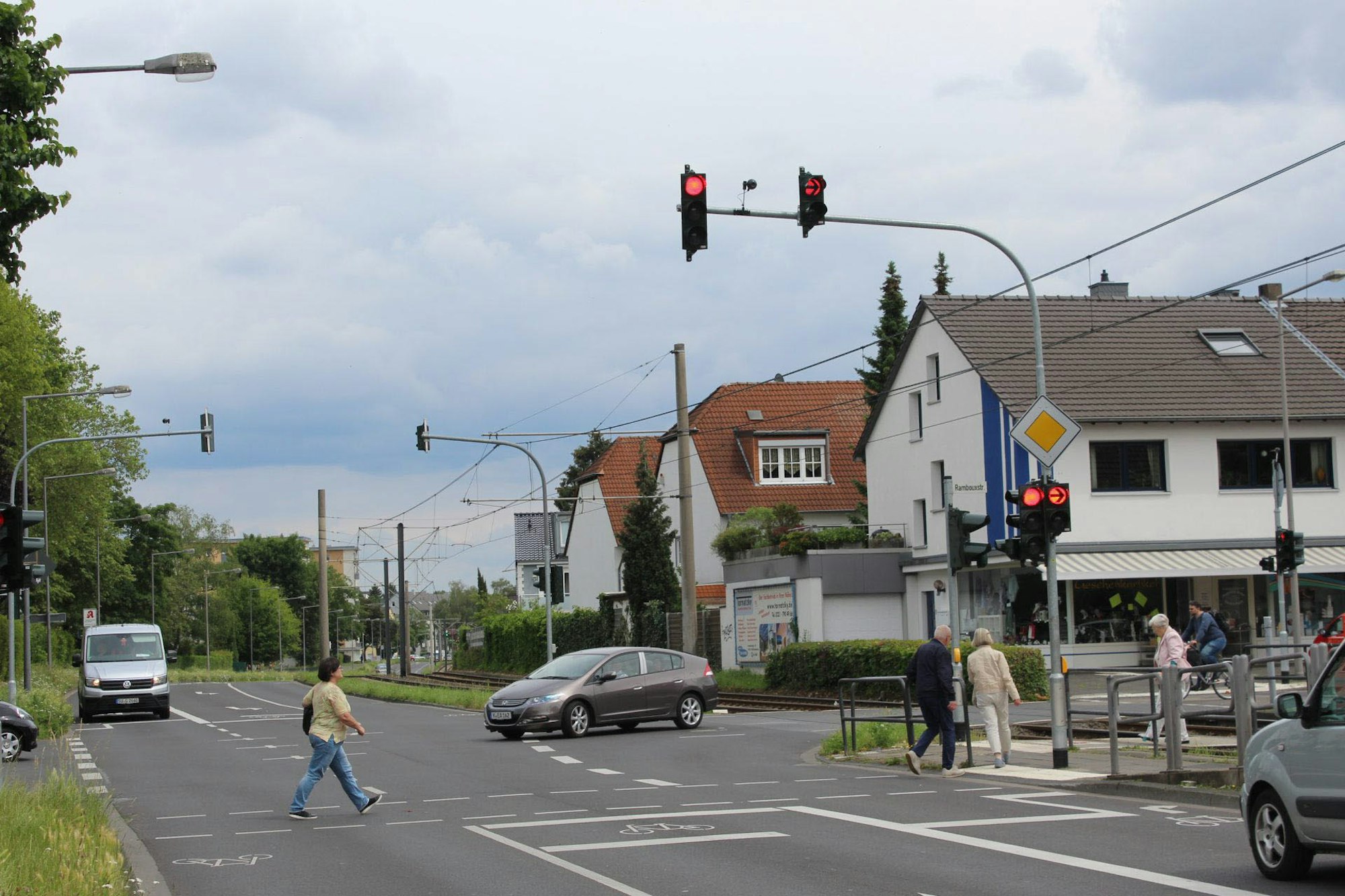 Die Kreuzung an der Rambouxstraße hat sich nach der Umstellung der Ampelanlage zu einem neuen Unfallschwerpunkt entwickelt.