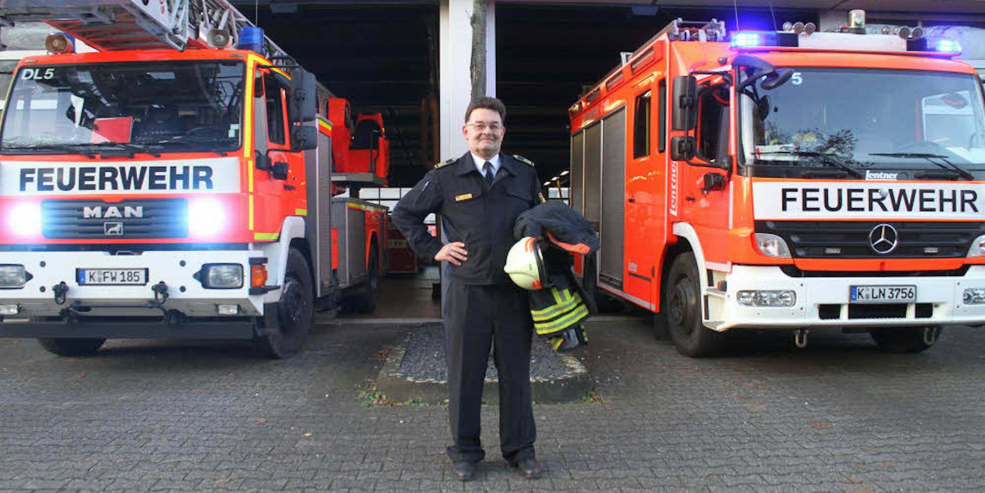 Johannes Feyrer beendet seine Zeit bei der Kölner Feuerwehr. (Archivbild)