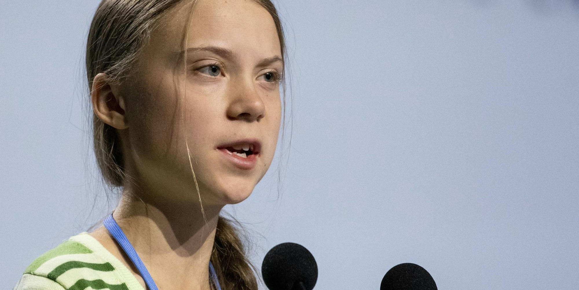 Greta Thunberg spricht