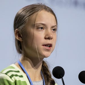 Greta Thunberg spricht