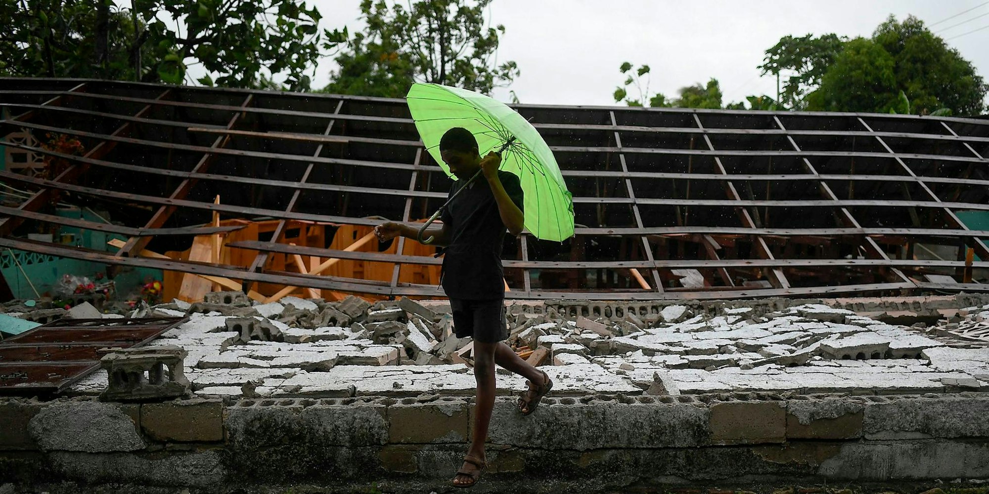 Regenschirm Haiti