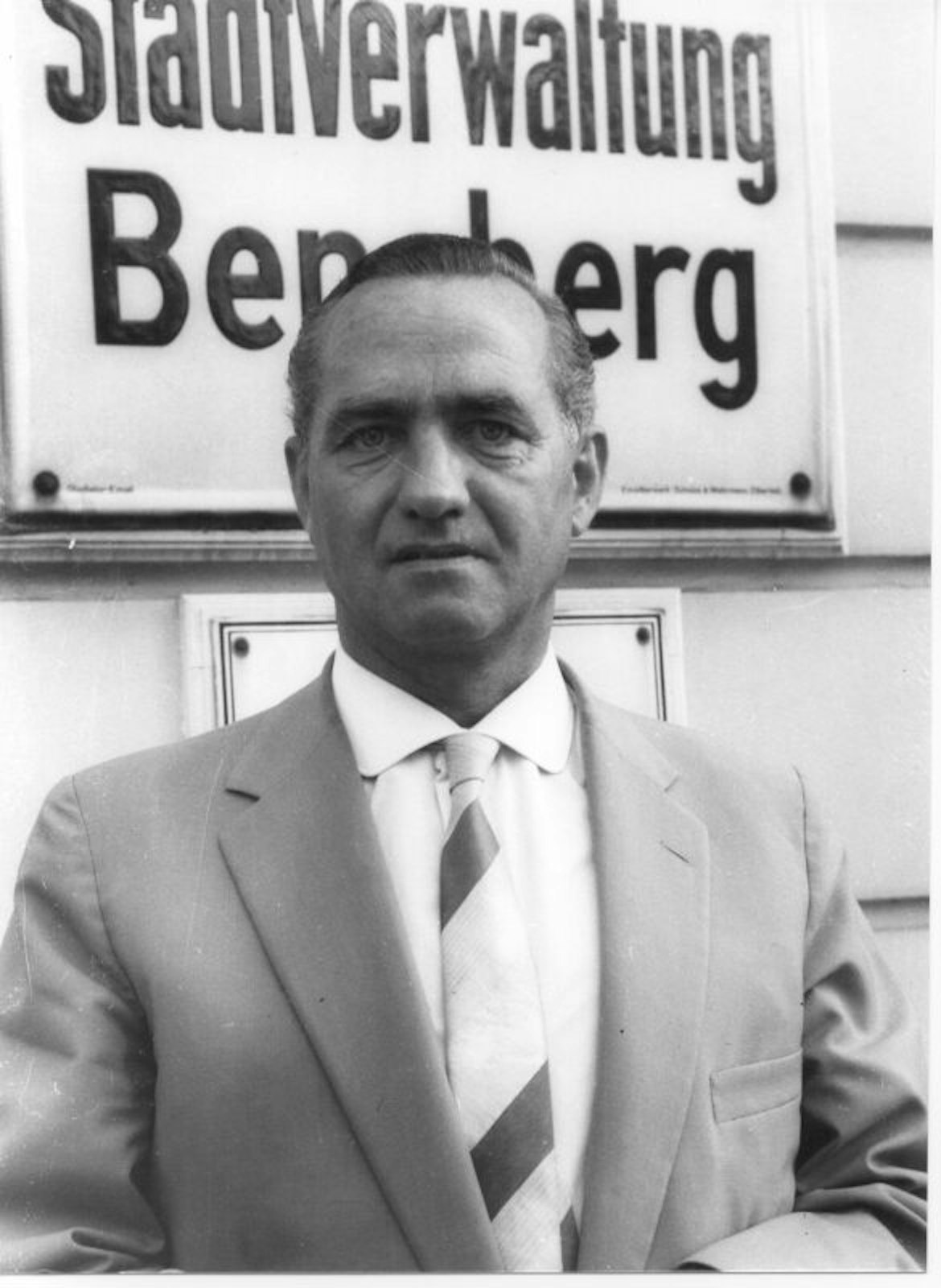 Wagener ging in seiner Arbeit als Stadtdirektor auf.