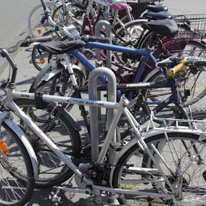 Fahrradständer am Breslauer Platz