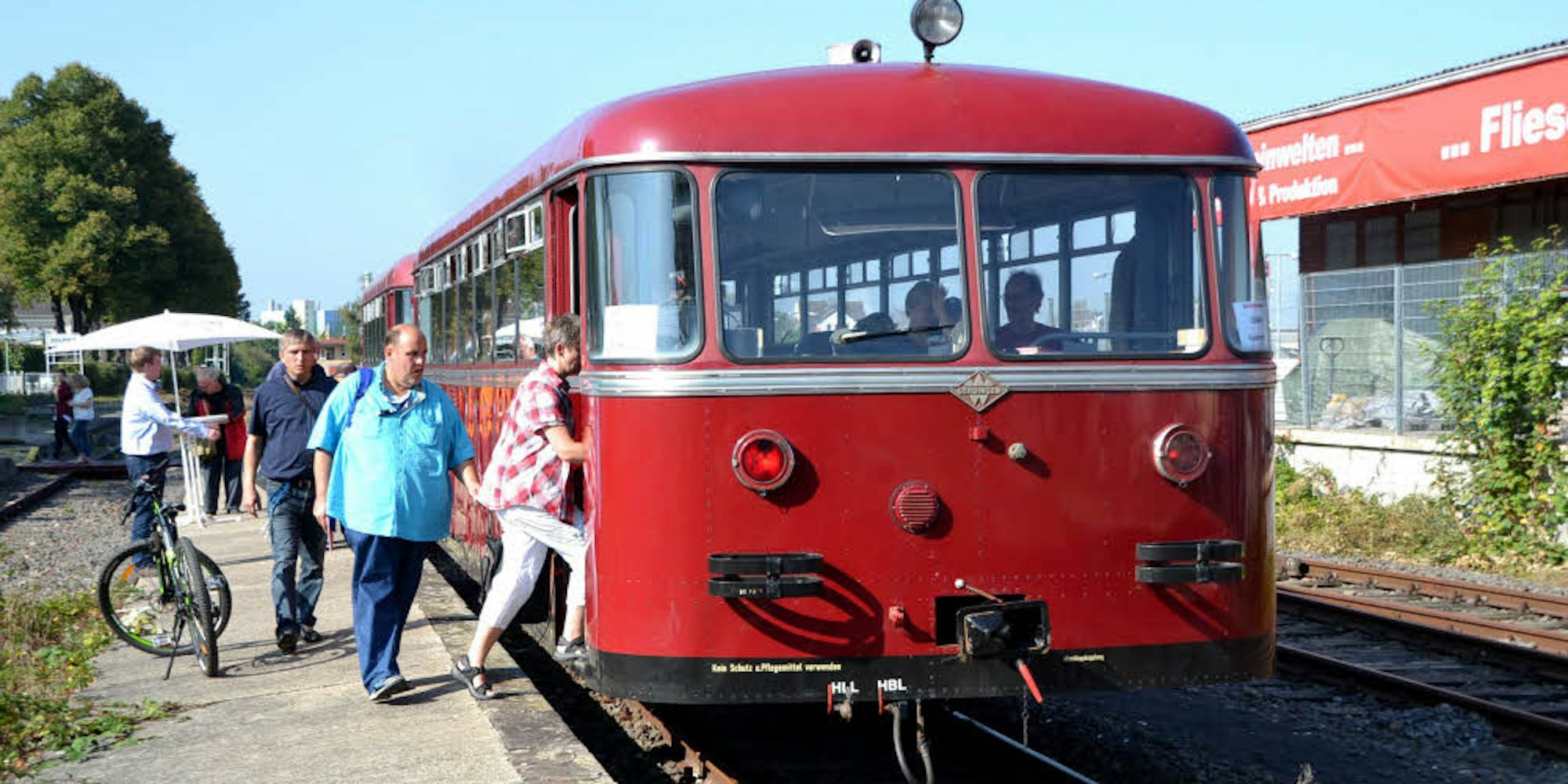 An Wochenenden und Feiertagen erfreut sich die Bördebahn großer Beliebtheit. Doch wann fährt sie an Werktagen?