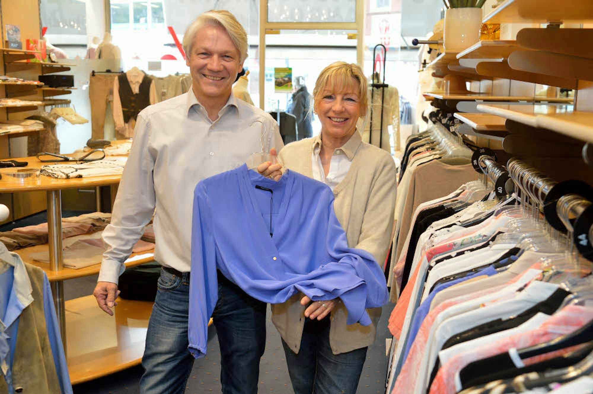 Silvia und Michael Mangold geben ihr Modegeschäft in Bensberg im Juni nach 23 Jahren auf.
