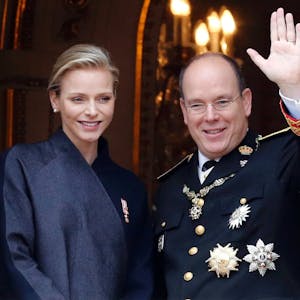 Charlène und Albert von Monaco