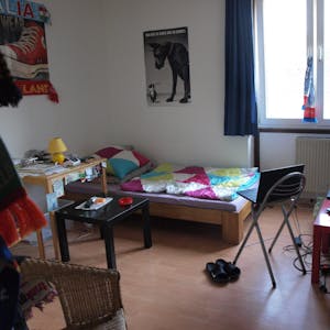 Eines der Zimmer im Wohnheim "Haus Rupprechtstraße"