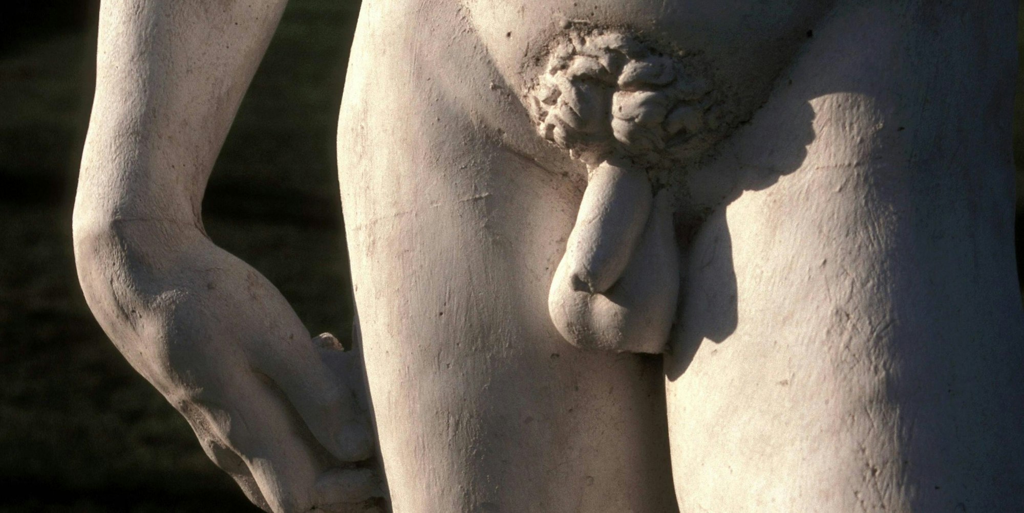 Antike Statue Penis