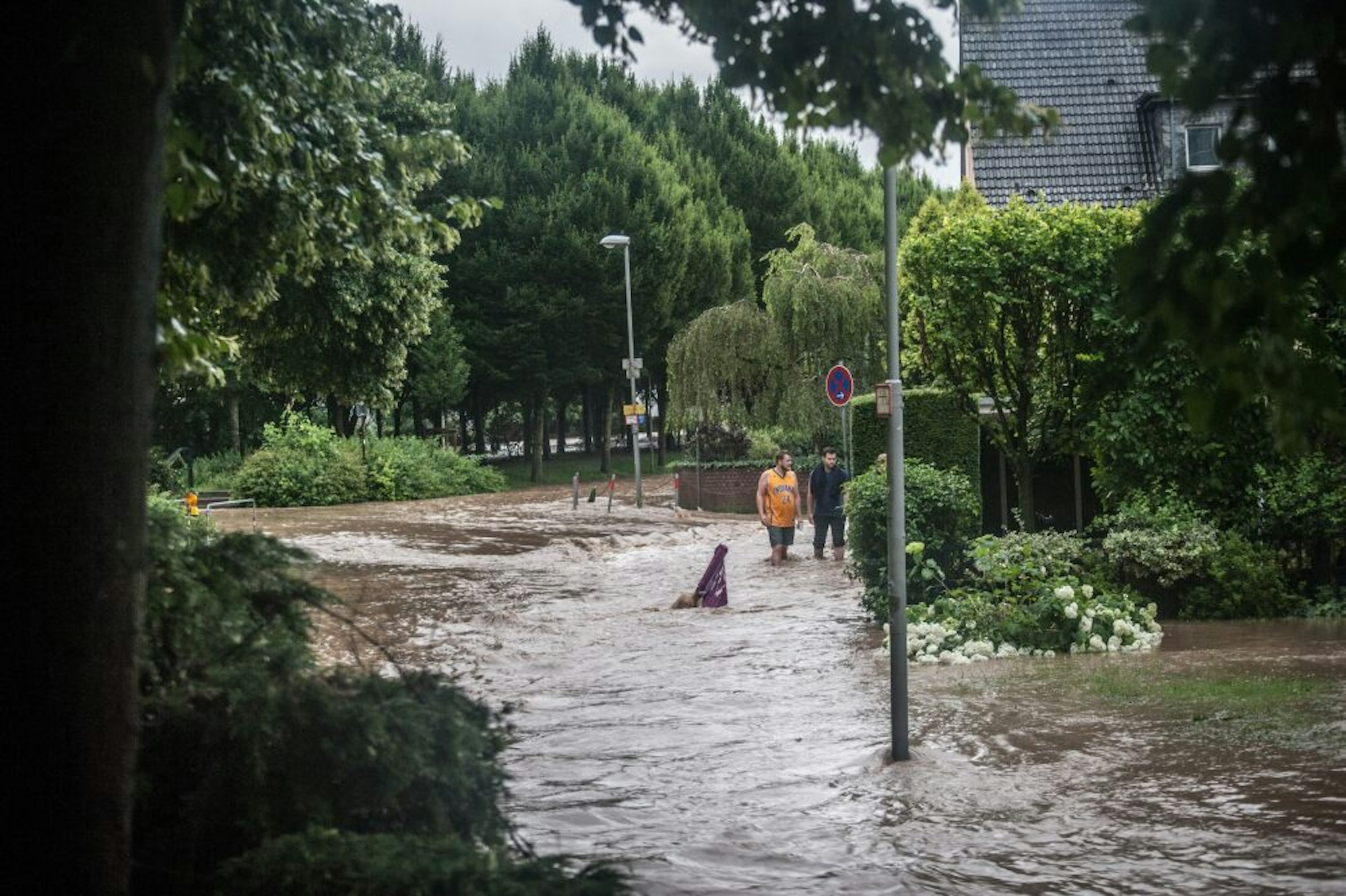 Die Wassermassen rund um Wupper und Wiembach haben im Juli 2021 auch die Theodor-Heuss-Realschule geflutet.