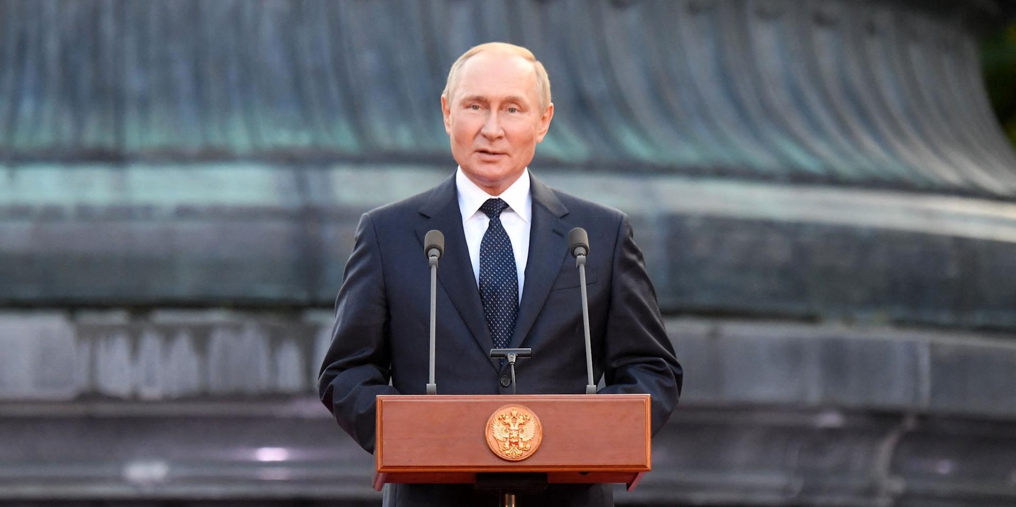 Putin bei seiner Rede