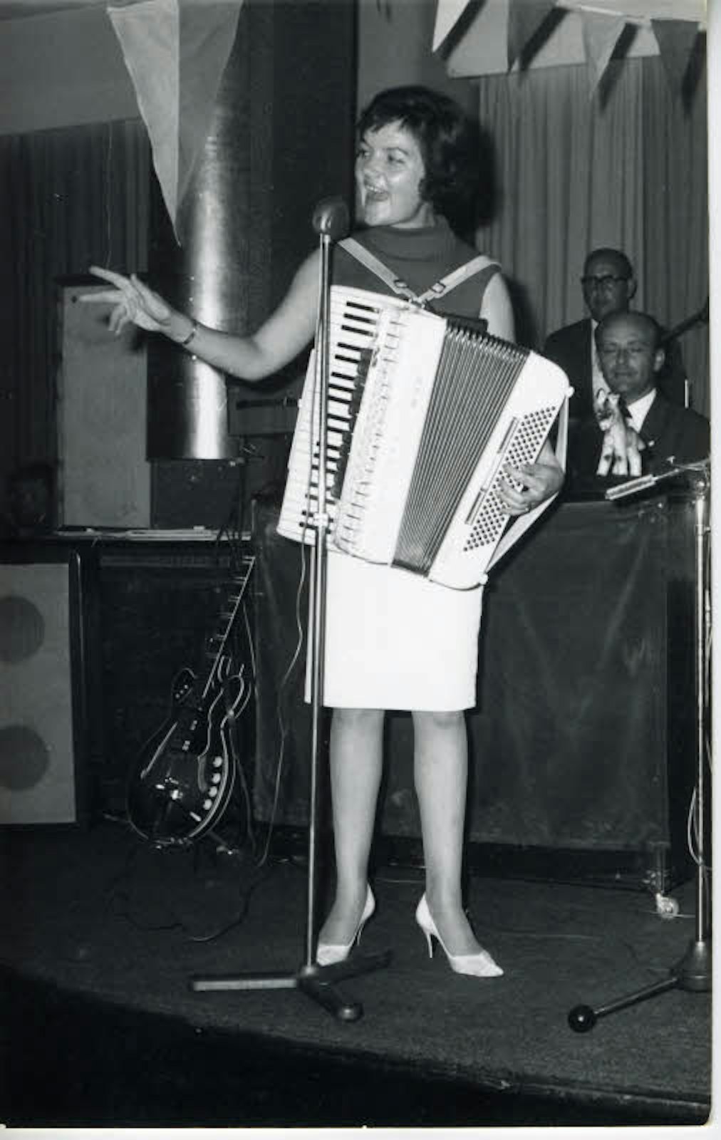 Jutta Gersten in jungen Jahren auf der Bühne