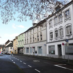 Die Laurentiusstraße in Bergisch Gladbach