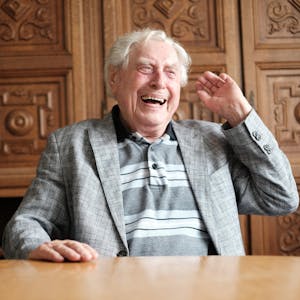 Bestens aufgelegt: Ludwig Sebus vor seinem 95.Geburtstag.