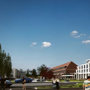 Ein Tagungshotel mit 120 Betten soll das neue Baugebiet in Konradsheim prägen.