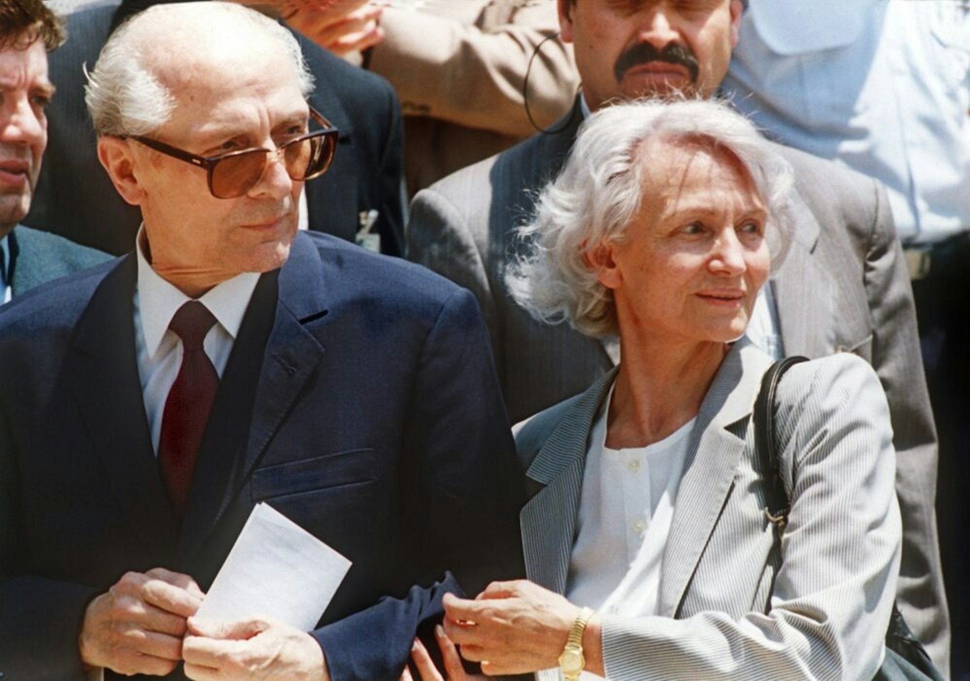 Nach seiner Freilassung 1993 reiste Honecker mit Frau Margot nach Chile aus.