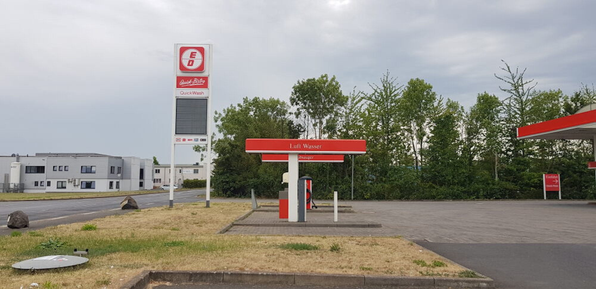 In Zülpich waren die Tankstellen kurzfristig geschlossen.